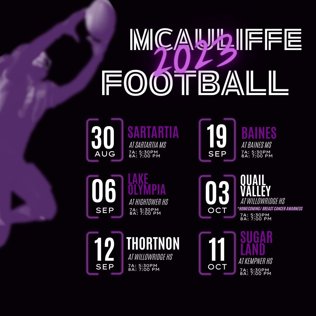  Football Schedule